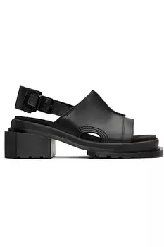 Мюли Maybole с открытым носком Dr. Martens, черный