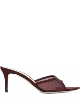 Мюли на каблуке Gianvito Rossi, красный