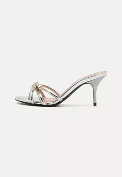 Мюли на каблуке SLEEK BOW Love Moschino, мультиколор
