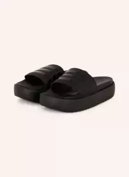 Мюли на платформе adilette platform Adidas, черный