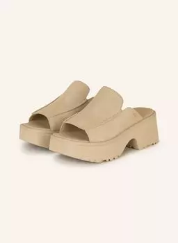 Мюли на платформе Ugg, коричневый