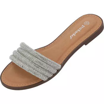 Мюли palado & Badeschuhe, цвет silber strass