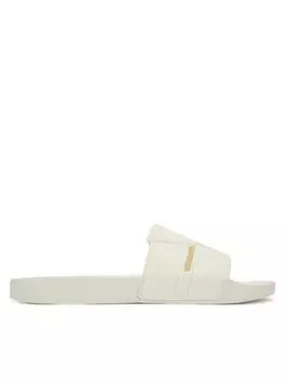 Мюли Pool Slide Double T HM0HM01752 Calvin Klein, белый