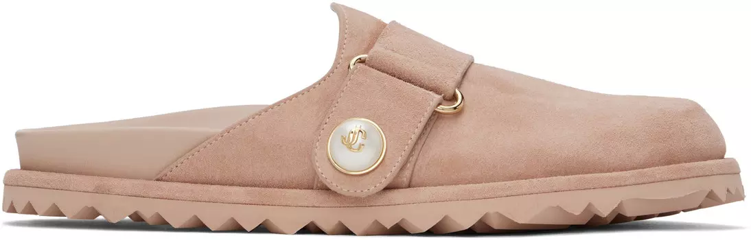 Мюли розового фаянса Jimmy Choo