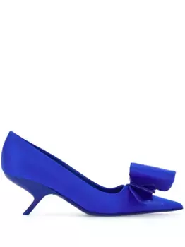Мюли с бантом Ferragamo, синий