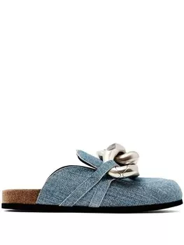 Мюли с цепочкой JW Anderson, синий