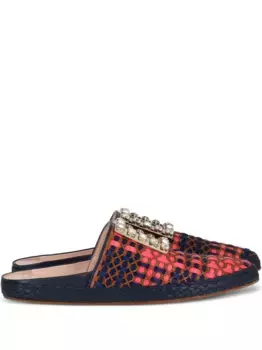 Мюли с пряжкой Roger Vivier, красный