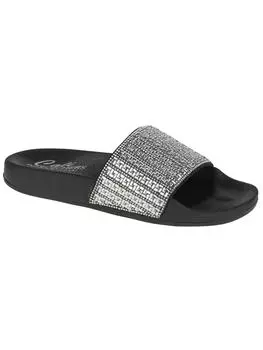 Мюли Skechers, серебряный
