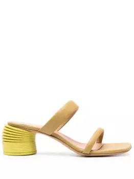 Мюли Spring 55 OFF-WHITE, зеленый