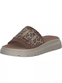 Мюли Tamaris, цвет cognac/leopard