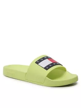 Мюли Tommy Jeans, зеленый