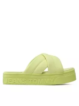 Мюли Tommy Jeans, зеленый