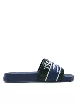 Мюли Trussardi, темно-синий