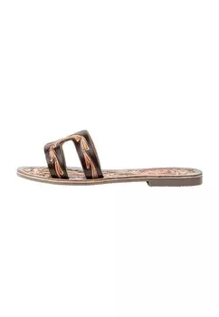 Мюли usha FESTIVAL, цвет Light brown/Dark brown