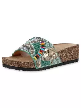 Мюли Van Hill Mules Adelaide, цвет Emerald