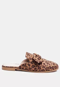Мюли женские London Rag, цвет leopard