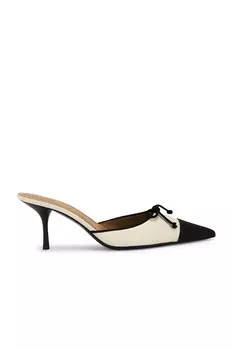 Мюли женские The Bow Mule Helsa, цвет Vanilla & Black