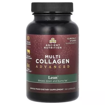 Multi Collagen Advanced, Постный продукт, 90 капсул Ancient Nutrition