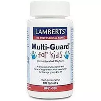 Multi-Guard для детей 100 жевательных таблеток Lamberts