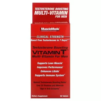 MuscleMeds Vitamin T Мультивитамин для мужчин 90 таблеток