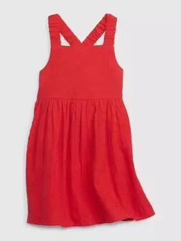 Муслиновое платье Gap, красный