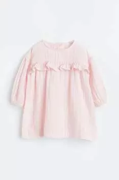 Муслиновое платье H&M, розовый