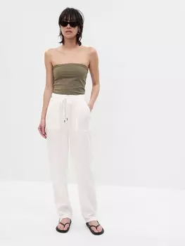 Муслиновые брюки Gap, белый