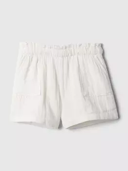 Муслиновые шорты Gap, белый