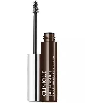 Мусс-тинт для бровей Just Browsing Brush-On Styling, 0,07 унции Clinique, цвет Brown/Black