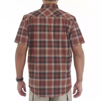 Мужская эластичная рубашка Smith's Workwear в клетку на пуговицах