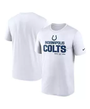 Мужская белая футболка Indianapolis Colts Legend Community Performance Nike, белый
