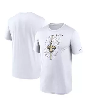 Мужская белая футболка New Orleans Saints Legend Icon Performance Nike