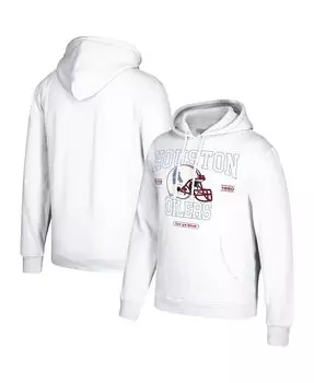 Мужская белая толстовка с капюшоном houston oilers classic helmet pullover Mitchell &amp; Ness, белый