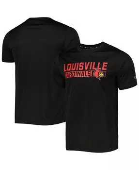 Мужская черная футболка Louisville Cardinals Impact Knockout Champion