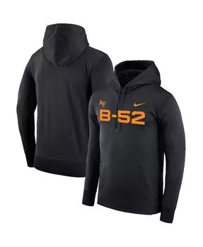 Мужская черная худи air force falcons rivalry b-52 therma pullover Nike, черный