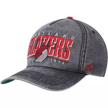 Мужская черная кепка Portland Trail Blazers '47 Fontana Hitch Snapback