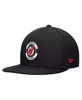 Мужская черная кепка Snapback New Jersey Devils Authentic Pro Training Camp Fanatics, черный
