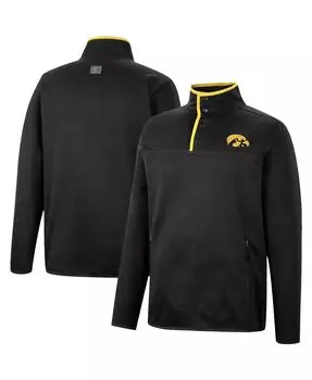 Мужская черная куртка iowa hawkeyes rebound quarter-snap Colosseum, черный