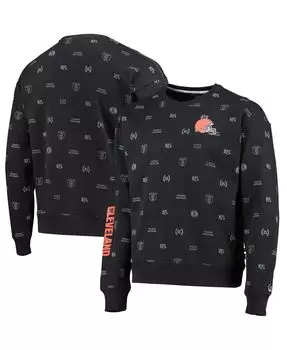 Мужская черная толстовка cleveland browns reid graphic pullover sweatshirt Tommy Hilfiger, черный