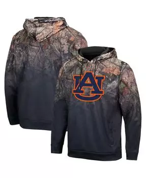 Мужская черная толстовка с капюшоном auburn tigers mossy oak pullover Colosseum, черный