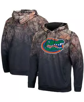 Мужская черная толстовка с капюшоном florida gators mossy oak pullover Colosseum, черный