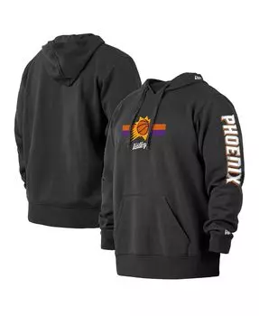 Мужская черная толстовка с капюшоном phoenix suns 2021/22 city edition big and tall pullover New Era, черный