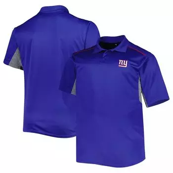 Мужская цветная футболка-поло Royal New York Giants Big & Tall Team