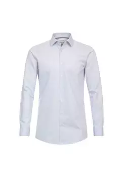 Мужская деловая рубашка Jerseyflex uni Modern Fit Venti, светло-синий