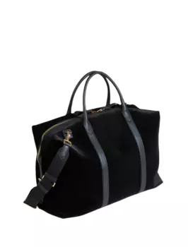 Мужская дорожная сумка Tom Ford Croc Embossed черного цвета