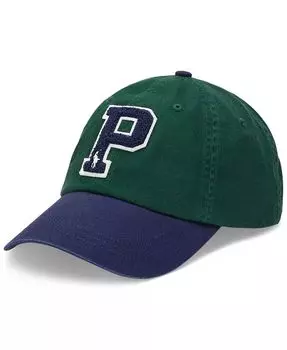 Мужская двухцветная бейсболка из твила Polo Ralph Lauren, белый