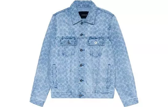 Мужская джинсовая куртка COACH, цвет Blue