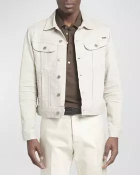 Мужская джинсовая куртка Icon Stretch TOM FORD, цвет Stone