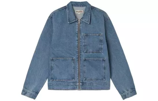 Мужская джинсовая куртка Stussy, цвет Brown