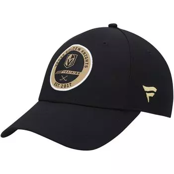 Мужская фирменная черная шапка Fanatics Vegas Golden Knights Authentic Pro Team для тренировок в тренировочном лагере, гибкая шапка